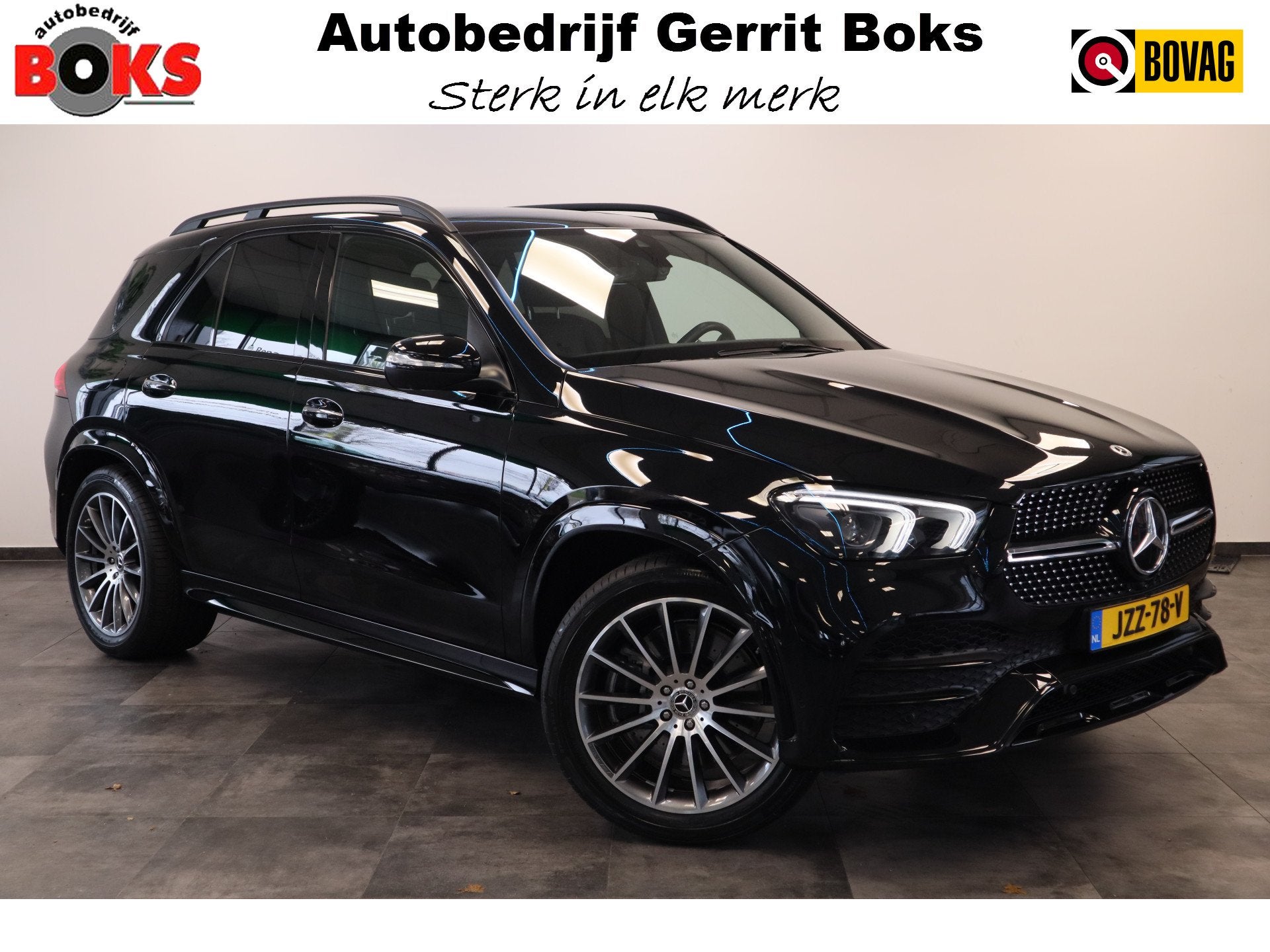 Mercedes-Benz GLE 350 e 4MATIC Premium Plus AMG Burmester 36, Auto's, Gebruikt, 4 cilinders, Zwart, Bedrijf