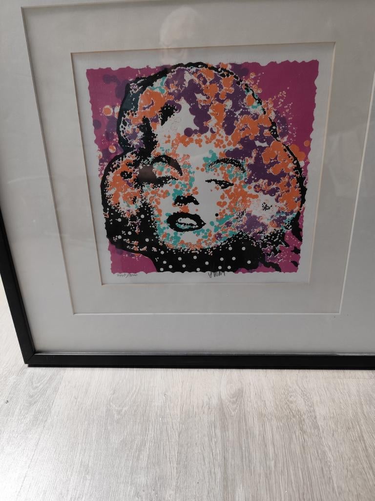 Marilyn Monroe  zeefdruk van ad van hassel, Ophalen