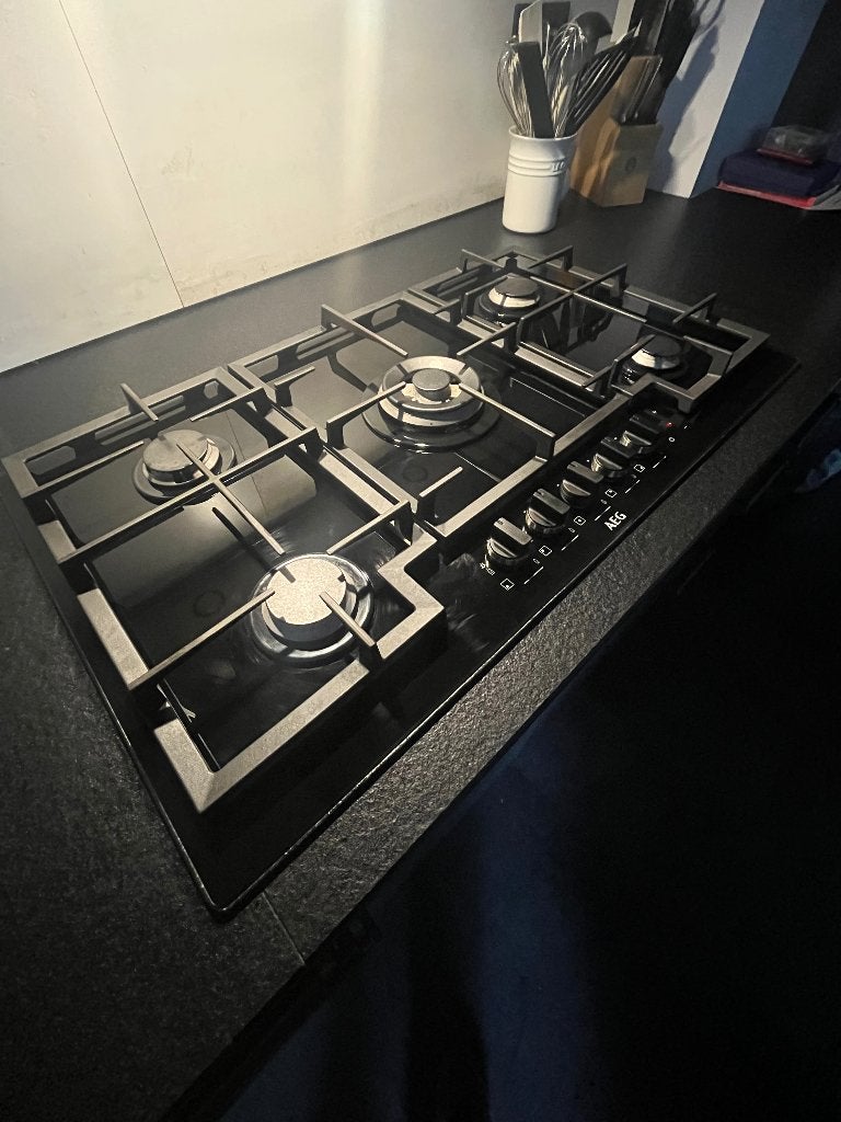 Gaskookplaat AEG, Ophalen, Gebruikt, Inbouw, Gas