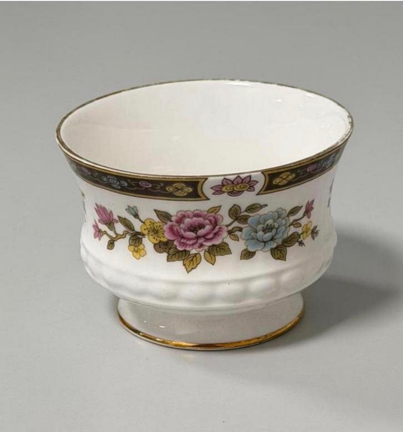 Rosina Queen’s Cathay suikerkom 9 cm – Bone China – Engeland, Antiek en Kunst, Ophalen of Verzenden