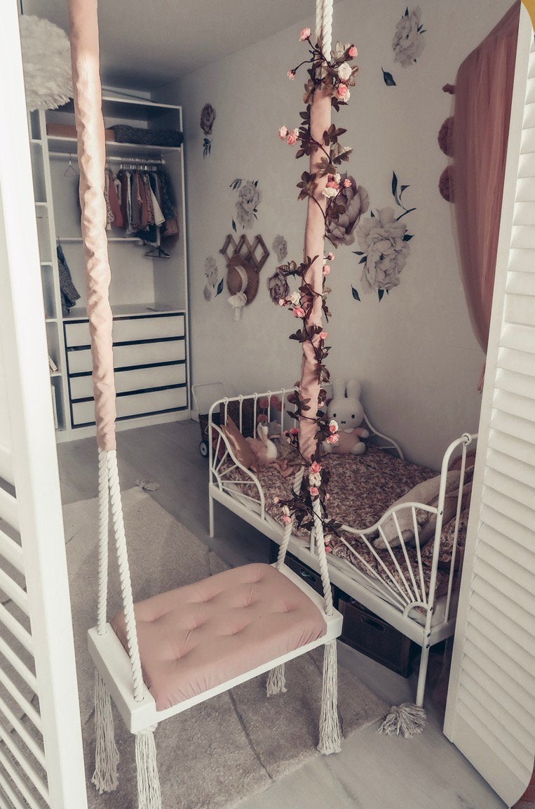 Schommel kinderkamer roze, Ophalen, Zo goed als nieuw, Lamp