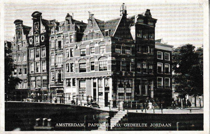 AMSTERDAM - PAPENEILAND / GEDEELTE JORDAAN, Ophalen of Verzenden, Gelopen, Noord-Holland
