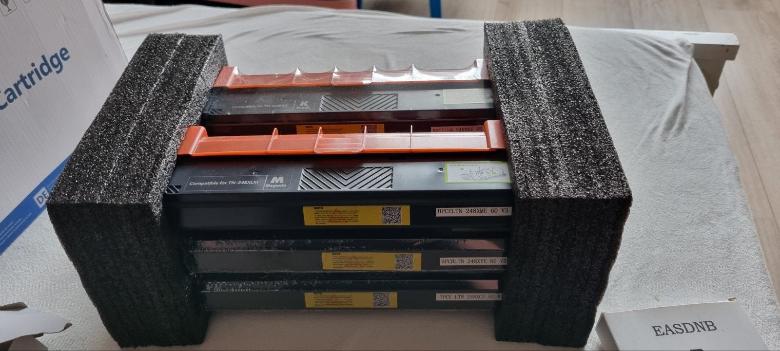 5 compatibele cartridges voor Brother TN-248XLK/C/M/Y, Computers en Software, Printerbenodigdheden, Ophalen of Verzenden, Nieuw