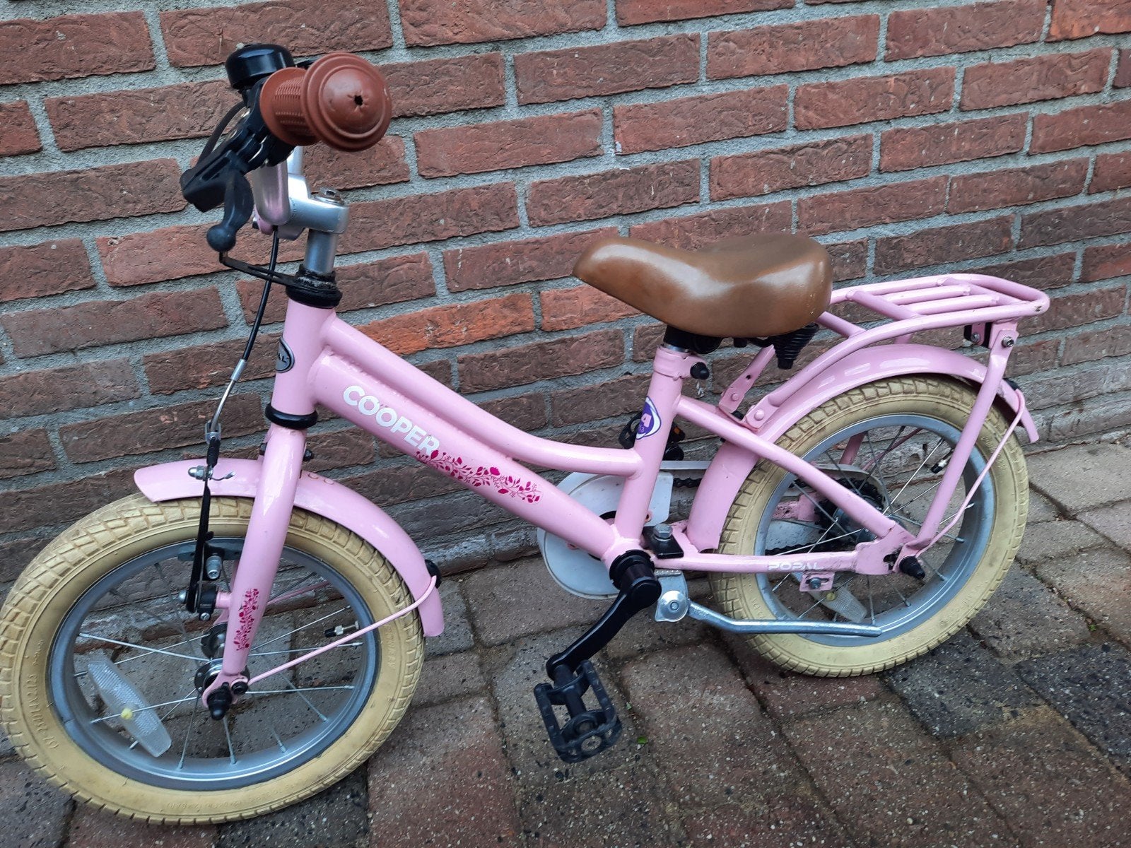 kinderfiets Cooper 14inch, Fietsen en Brommers, Ophalen, Terugtraprem, Gebruikt, Cooper