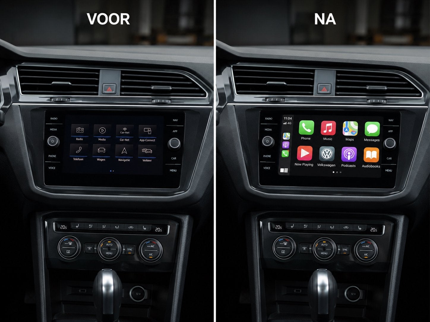 VW Audi CarPlay INBOUW | Draadloos | Golf Polo A3 A4 Q3, Ophalen, Nieuw