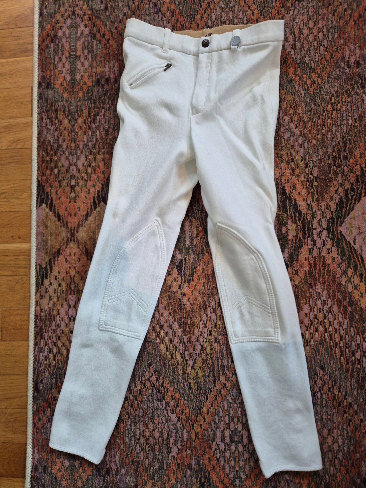 Mondoni witte wedstrijdrijbroek paardrijden, maat 152, Ophalen of Verzenden, Dressuur, Onderkleding