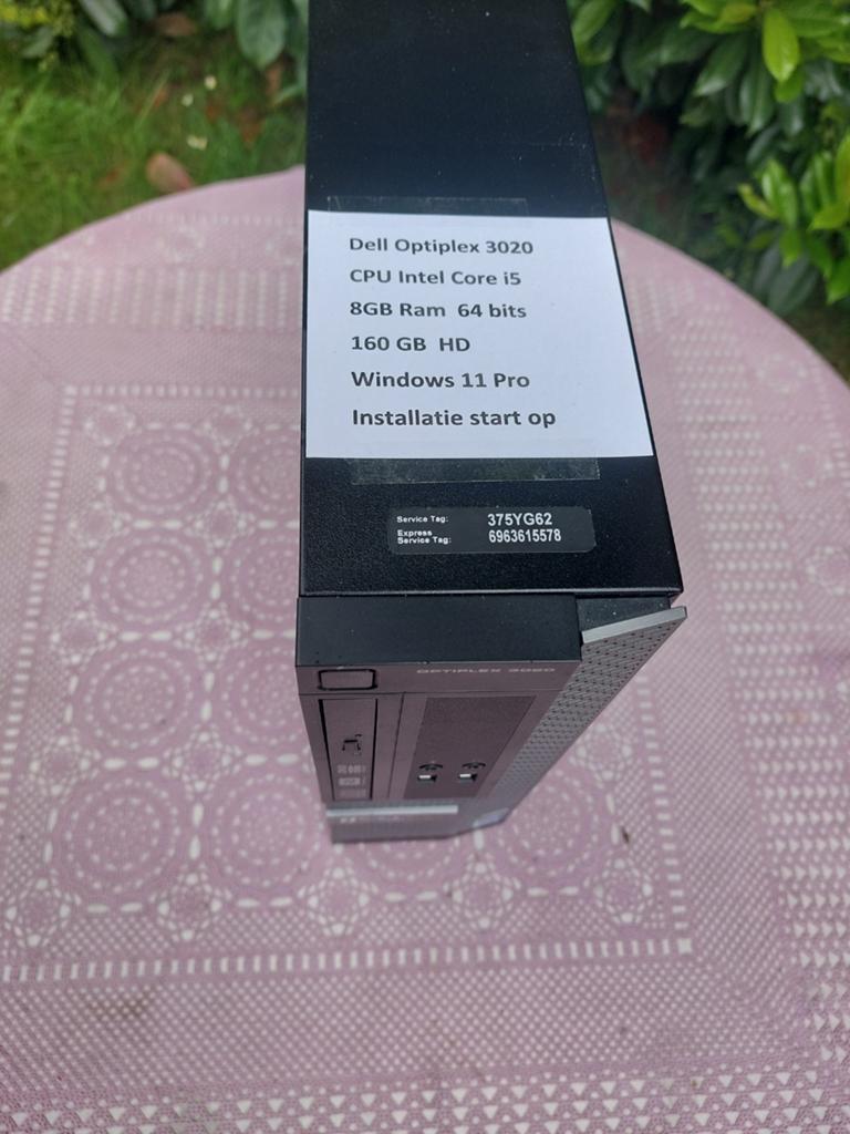 Dell Optiplex 3020, Computers en Software, Desktop Pc's, Gebruikt, HDD, 8 GB, 160 GB