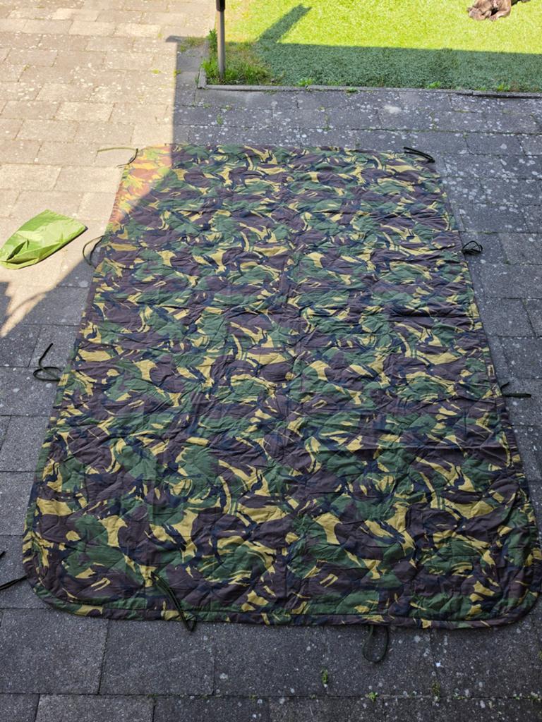 Kl poncholiner woodland camo, Verzamelen, Militaria | Algemeen, Ophalen of Verzenden, Landmacht, Nederland, Kleding of Schoenen
