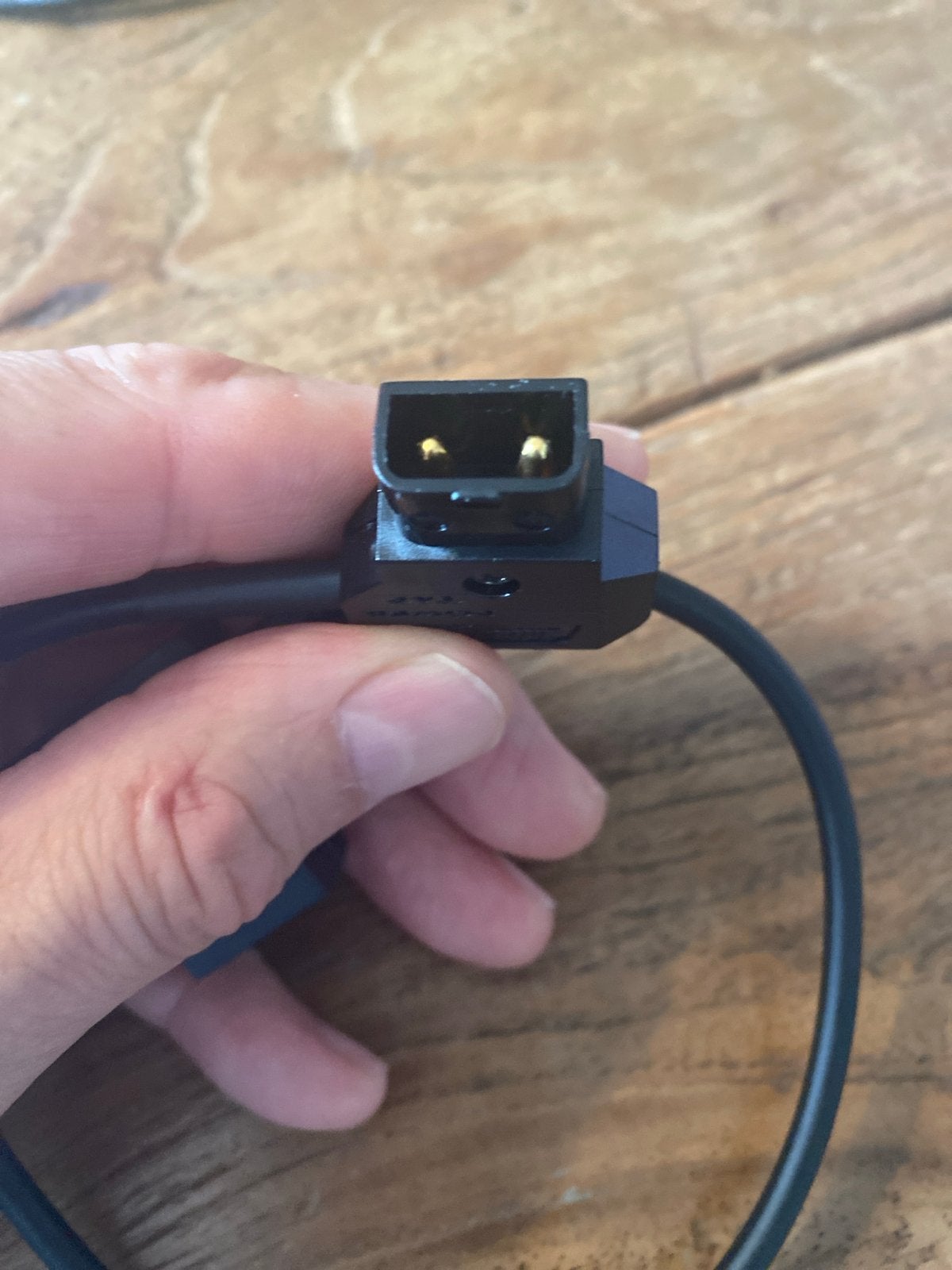 Anton Bauer power connector kabel (15 cm), nieuw, Audio, Tv en Foto, Ophalen of Verzenden, Nieuw, Minder dan 2 meter, Overige kabels