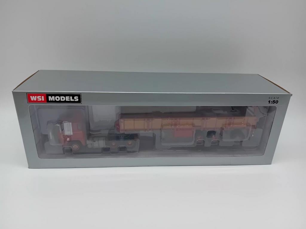 WSI SCANIA 1 + KLASSIEKE STENENTRAILER - HOLTROP ASSEN, Wsi, ., Ophalen of Verzenden, Zo goed als nieuw