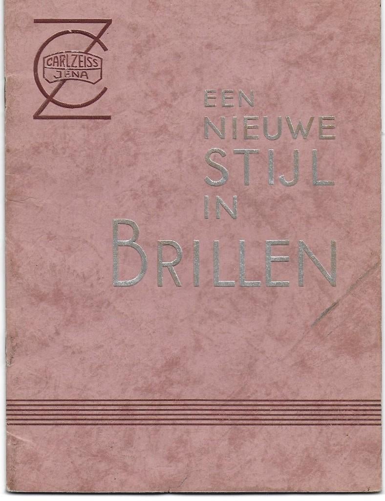 Zeis Zeiss bril montuur nieuwe stijl brochure, Verzenden, Zo goed als nieuw, Catalogus