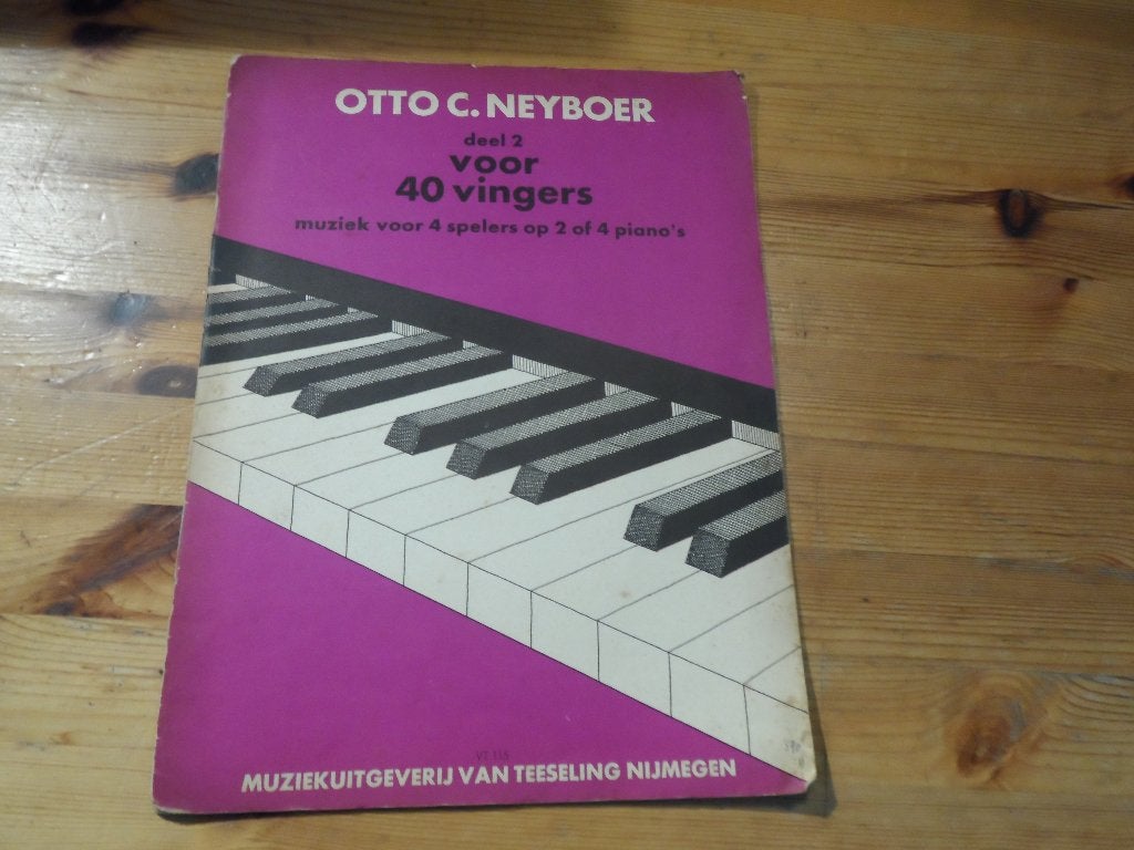 O.c. Neyboer - voor 40 vingers 1, 2 en 3, Gebruikt, Ophalen of Verzenden, Artiest of Componist, Piano