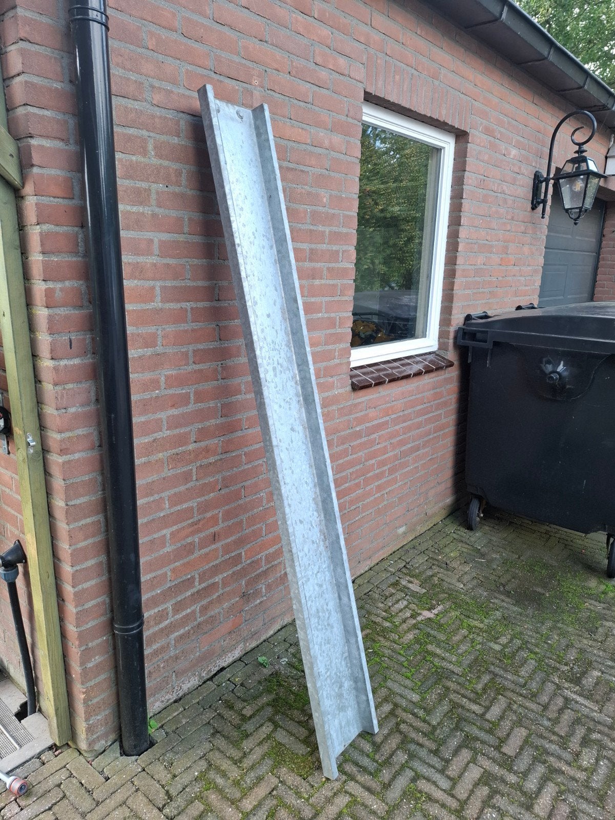 Stevige Gegalvaniseerde Rijplaat - 200x20 cm, Ophalen, Zo goed als nieuw, IJzer