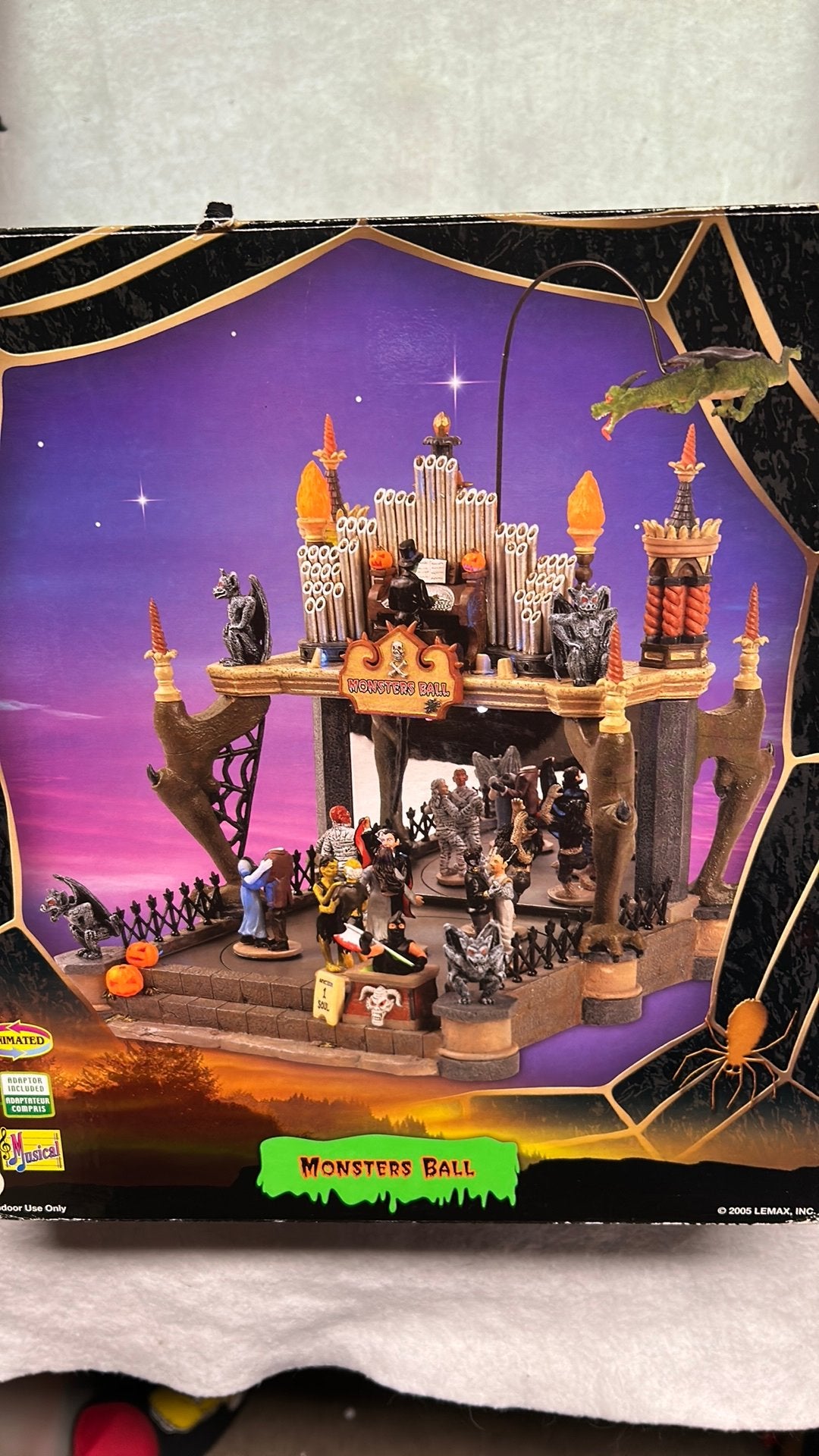 Lemax Spooky Town Monsters Ball, Ophalen of Verzenden, Zo goed als nieuw