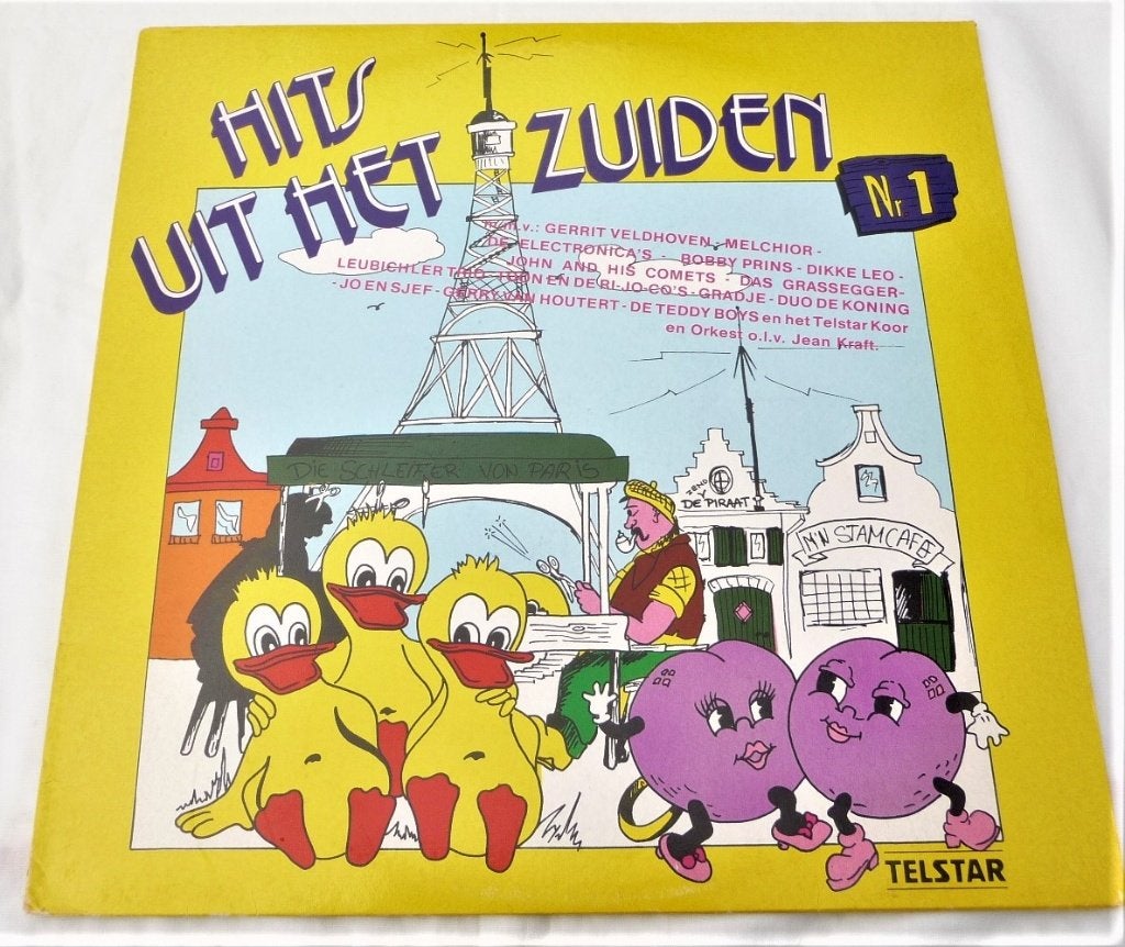 6LPS J HOES PRESENTEERT 2 WILLY DERBY EN STRANGERS, CARNAVAL, Verzenden, Inclusief binnenhoes, Zo goed als nieuw, Levenslied of Smartlap