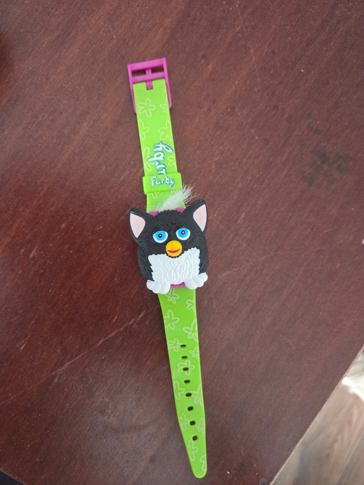 Vintage Furby Horloge - Zeon Tiger Electronics, Ophalen of Verzenden, Gebruikt, Groen, Jongen of Meisje