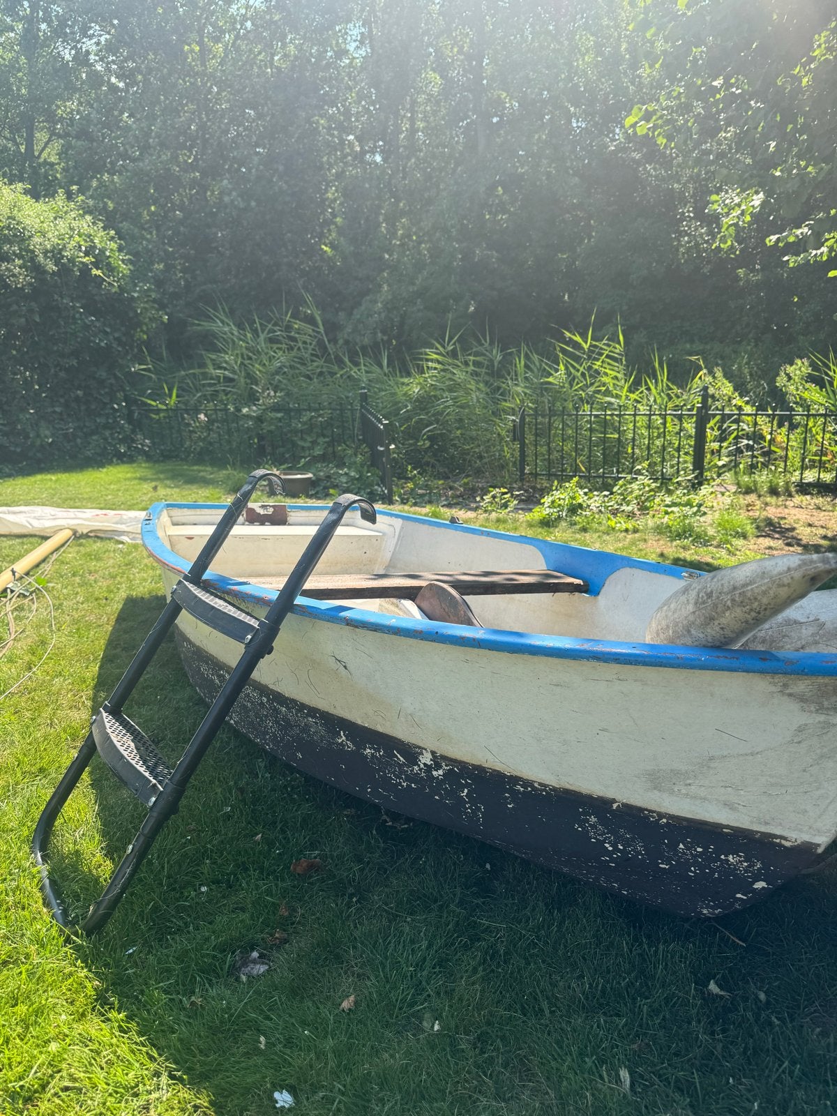 Zeilboot / Open zeilboot compleet (op de giek na), Watersport en Boten, Bootonderdelen, Ophalen, Gebruikt, Overige typen, Zeilboot