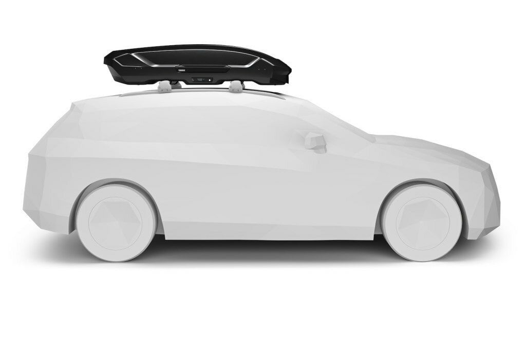 TE HUUR - Dakkoffer Thule Motion 3 L 440L, Auto diversen, Ophalen, Zo goed als nieuw