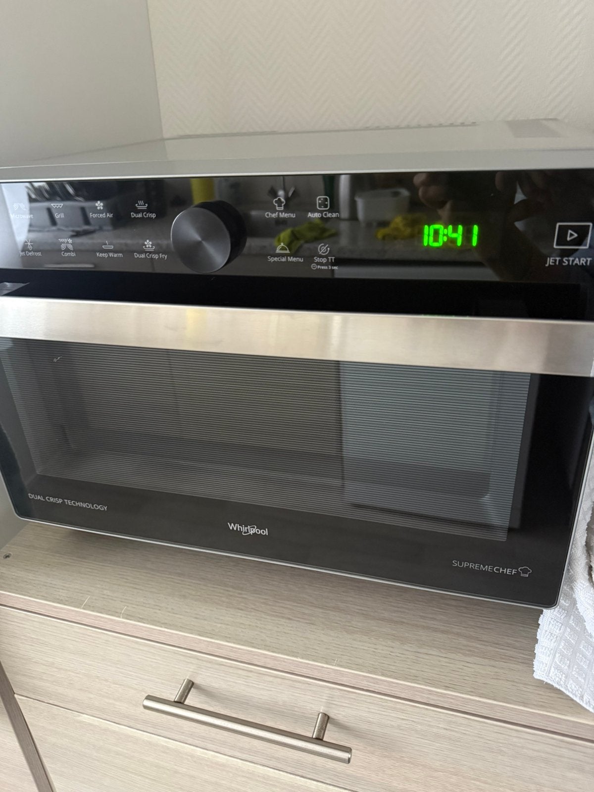 Combi Magnetron Whirlpool, Ophalen, Zo goed als nieuw, Inbouw