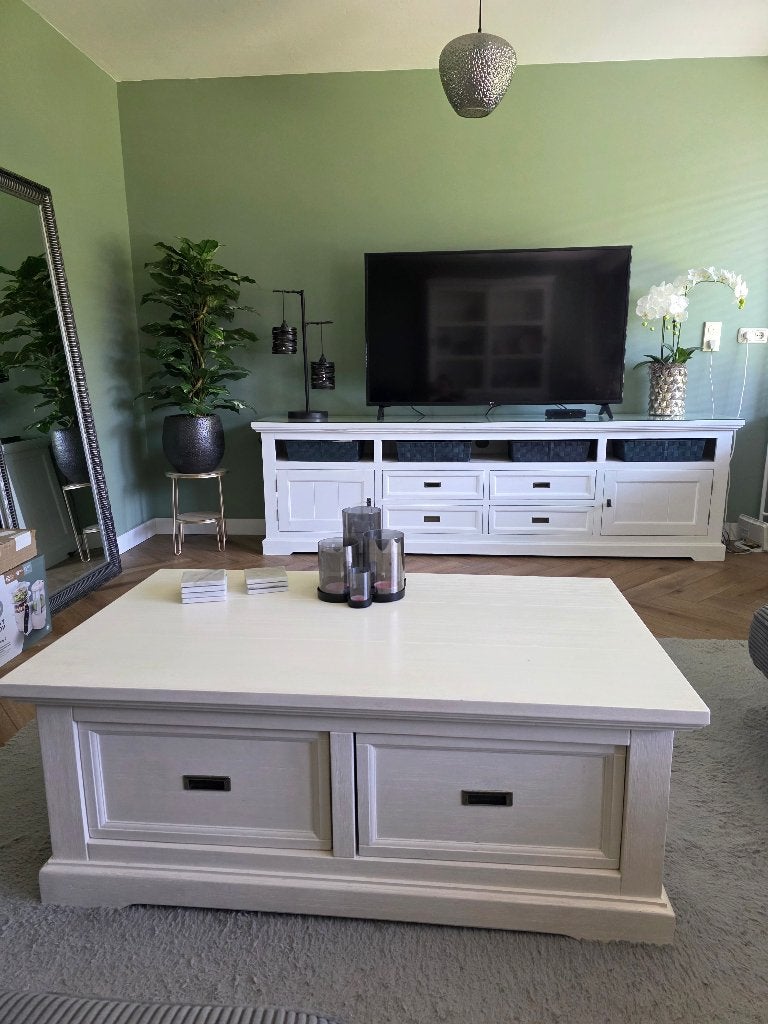 Tv meubel en salontafel, Ophalen, Gebruikt, 200 cm of meer, Minder dan 100 cm