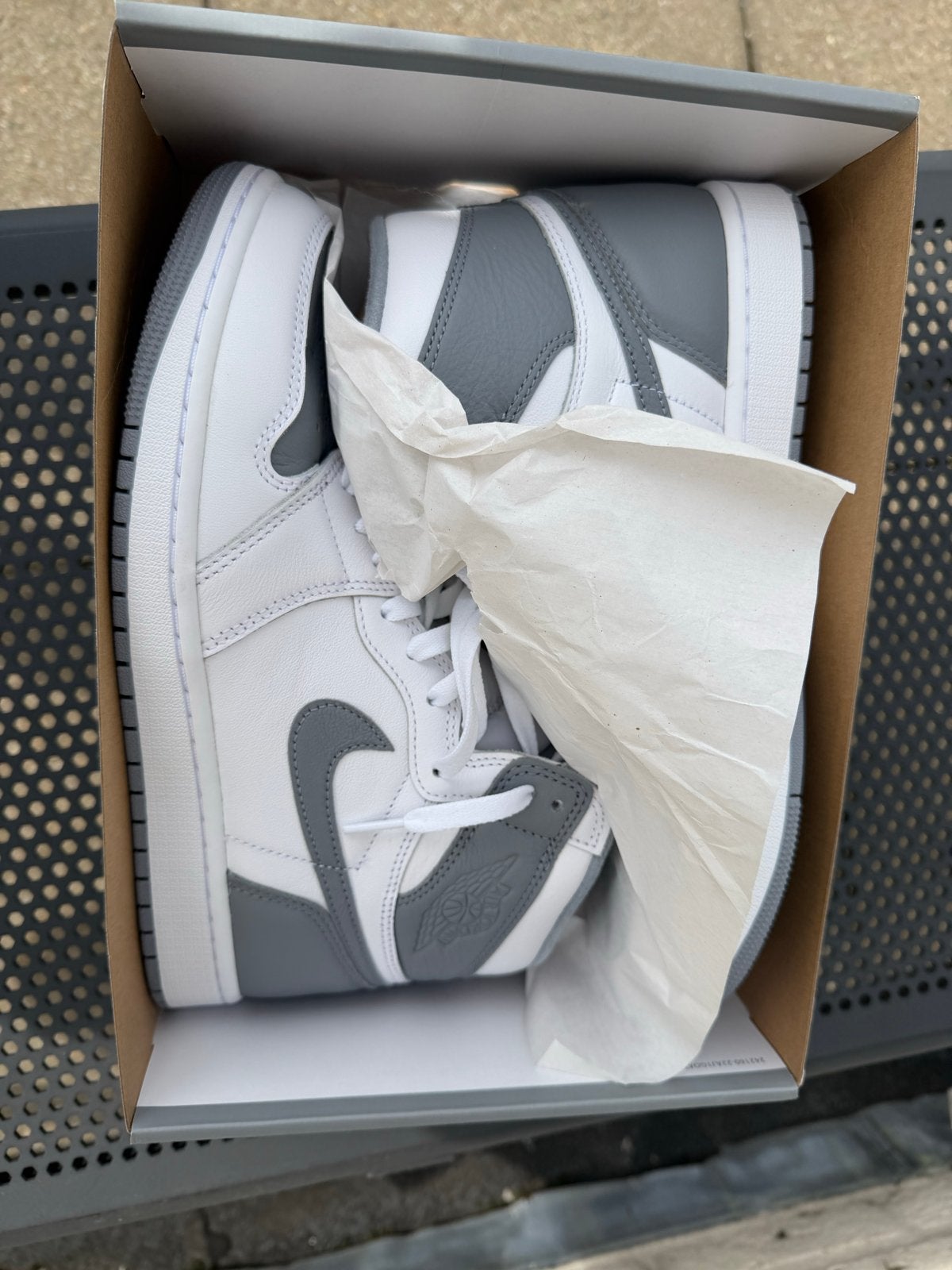Nike Air Jordan 1 Retro High OG Stealth White, Verzenden, Nieuw, Wit, Sneakers of Gympen