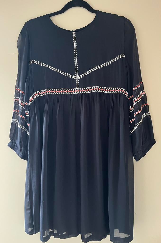 Zwart jurkje van BA&SH maat 2 Nieuw, Maat 38/40 (M), Zwart, Nieuw, Ophalen of Verzenden