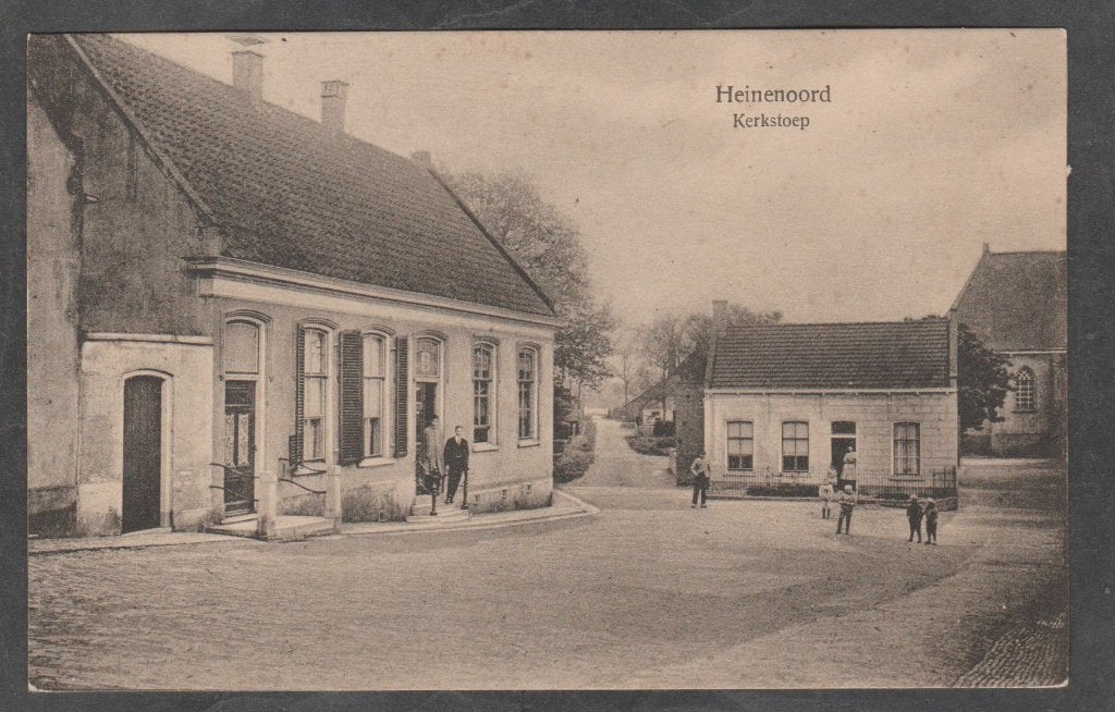 heinenoord kerkstoep, Verzenden, 1920 tot 1940, Ongelopen, Zuid-Holland