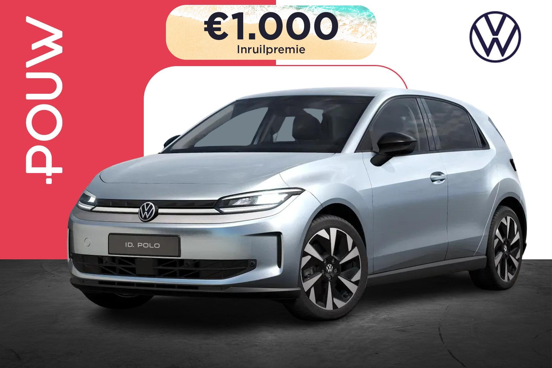 Volkswagen ID. Polo 211pk Life First Edition 52 kWh | 18" Ve, 12 maanden, Stof, 453 km, Zwart