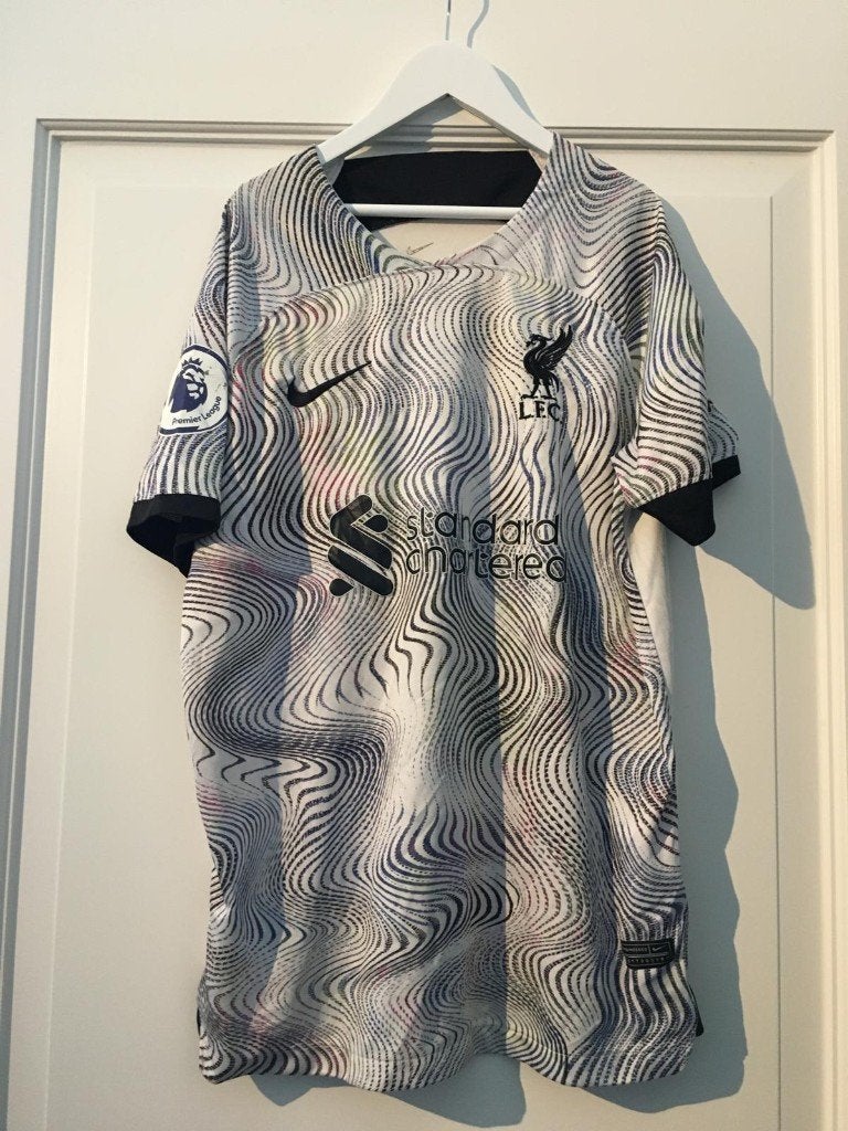 #VSM46 Voetbalshirt Liverpool FC te koop!! M, Maat M, Verzenden, Zo goed als nieuw, Shirt