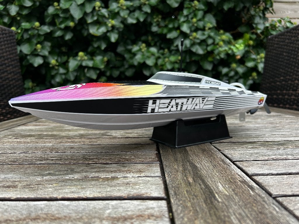 Proboat Recoil 2 18″ Heatwave incl. 4 lipo's, Ophalen of Verzenden, Zo goed als nieuw