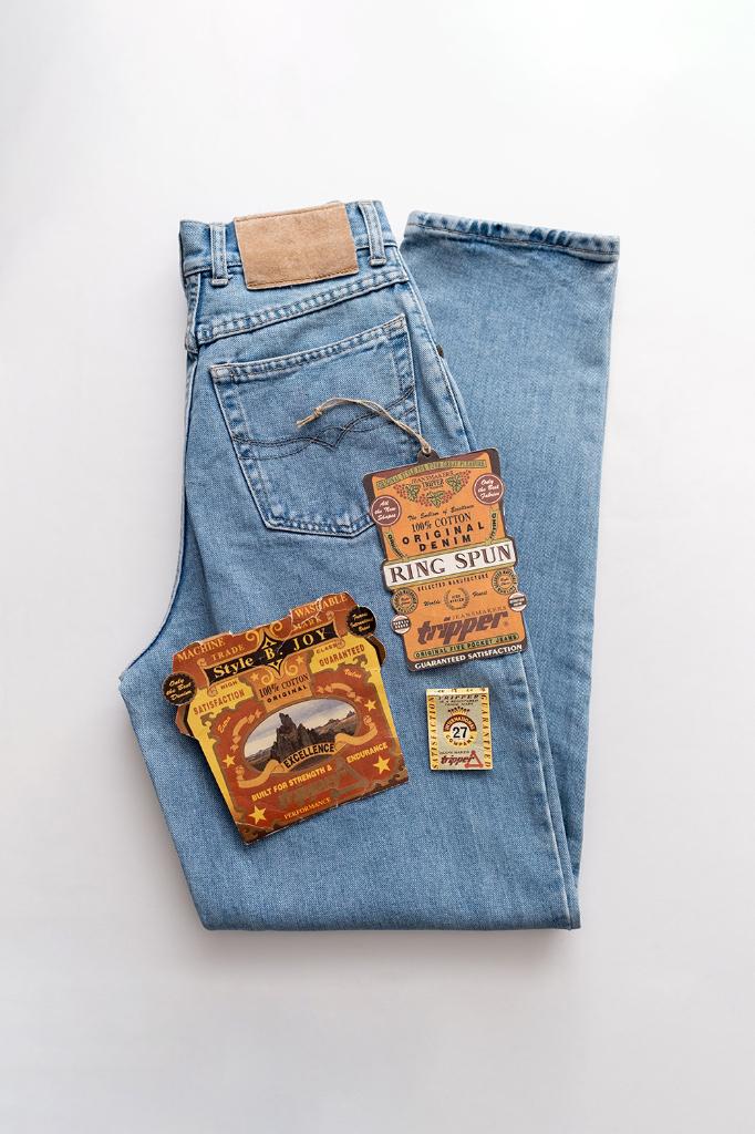 Vintage Balloon Jeans Tripper Maat XS, Kleding | Dames, Spijkerbroeken en Jeans, Blauw, Ophalen of Verzenden, Zo goed als nieuw