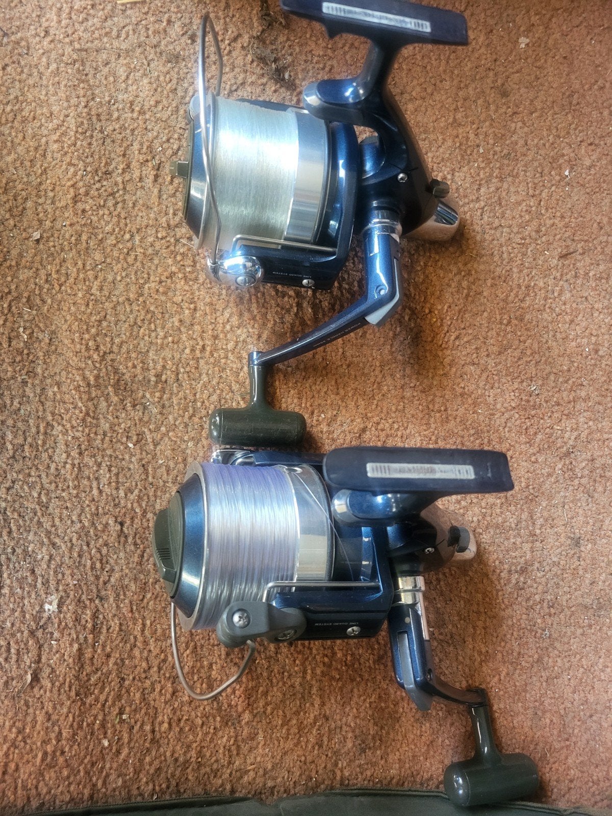 2x Daiwa Z5000A Big Pit Molen - Set van 2, Watersport en Boten, Ophalen of Verzenden, Gebruikt, Molen