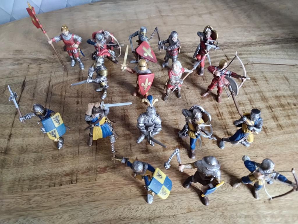 Schleich Ridders, World of Knights. Ook te paard., Ophalen of Verzenden, Zo goed als nieuw