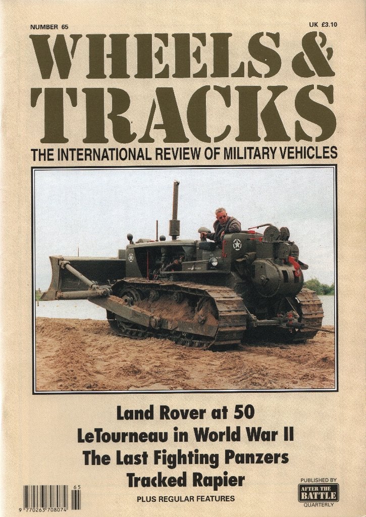 WHEELS & TRACKS magazine No 65 Land Rover at 50, Boeken, Verzenden, Voor 1940, Zo goed als nieuw, Landmacht