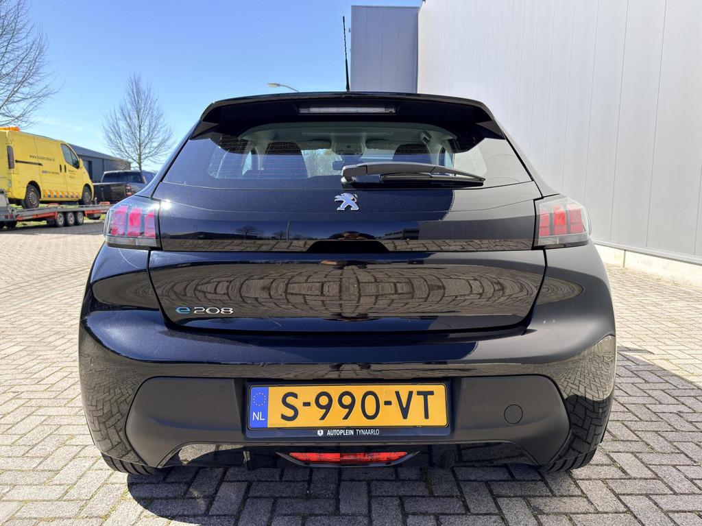 Peugeot e-208 EV Allure Pack 50 kWh 1e eig|SOH 96%|Dealer OH, 136 pk, Gebruikt, Met garantie (alle), Zwart