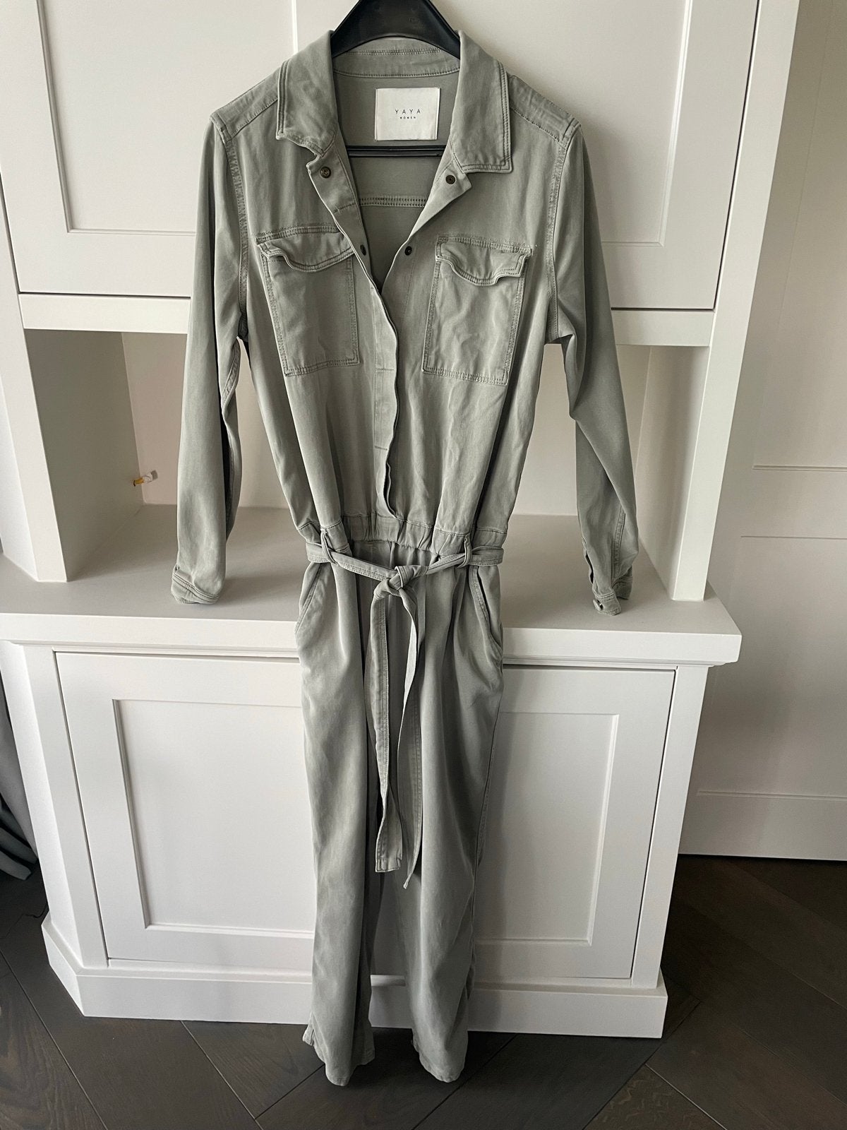 YAYA jumpsuit maat 44, groen/grijs, Verzenden, Gedragen, Maat 42/44 (L), Groen