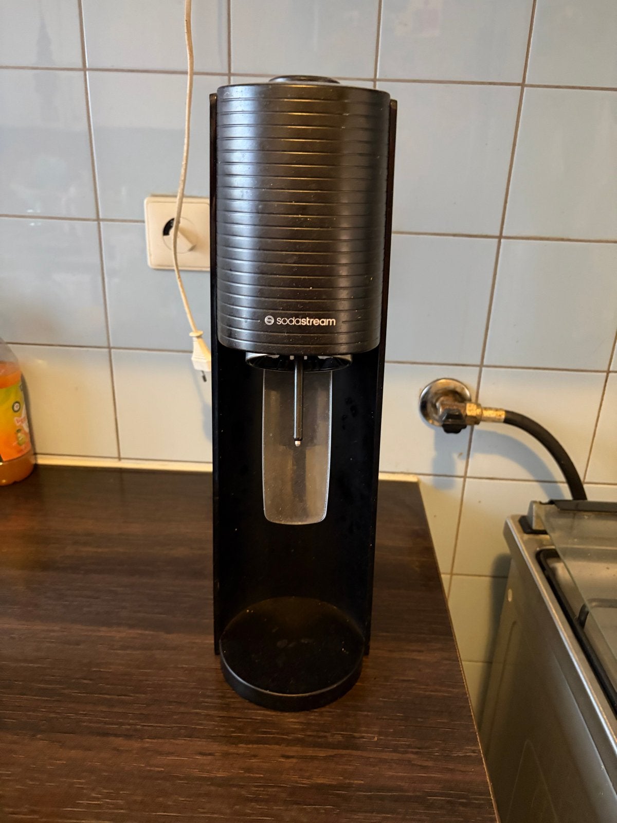 Sodastream bruiswatermaker met gasfles, Ophalen of Verzenden, Gebruikt