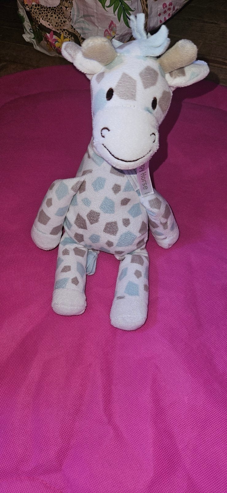 happy horse giraf, Blauw, Ophalen of Verzenden, Zo goed als nieuw, Middelgroot (20 tot 80 cm)