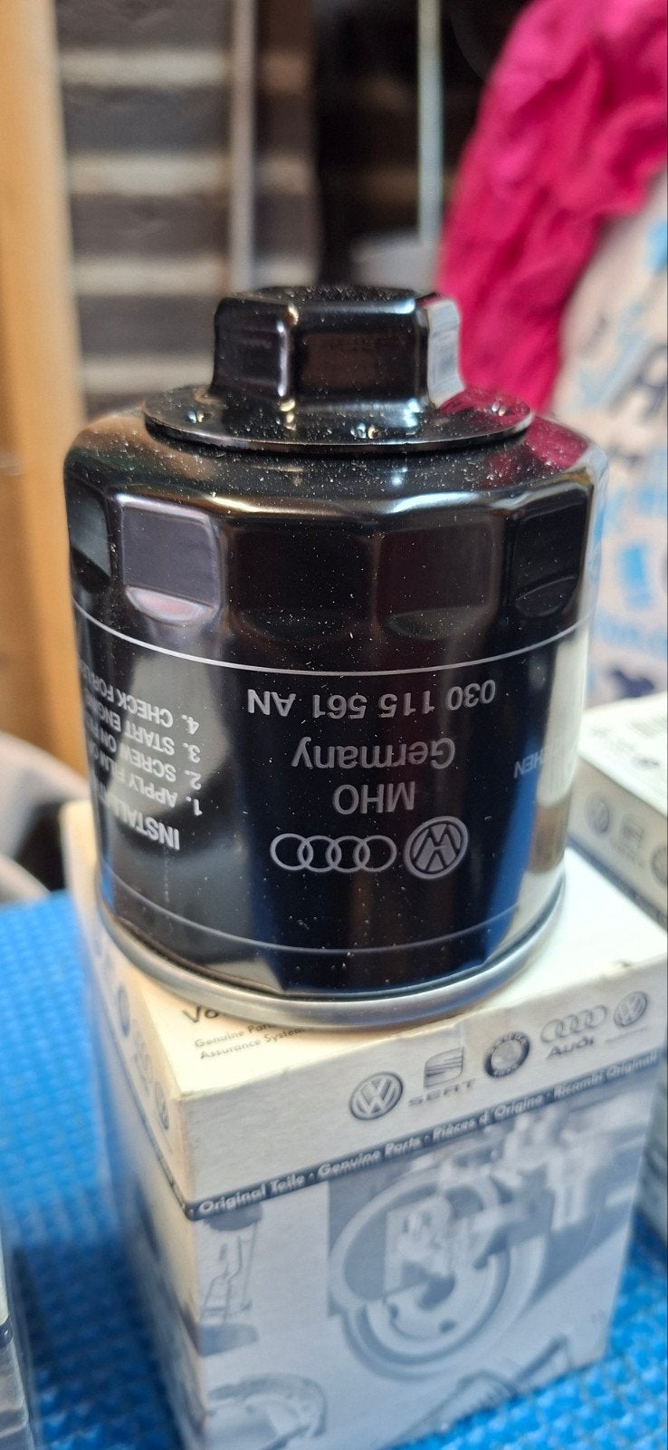 3x oliefilter Volkswagen oa Polo 030115561AN, Ophalen of Verzenden, Nieuw, Volkswagen