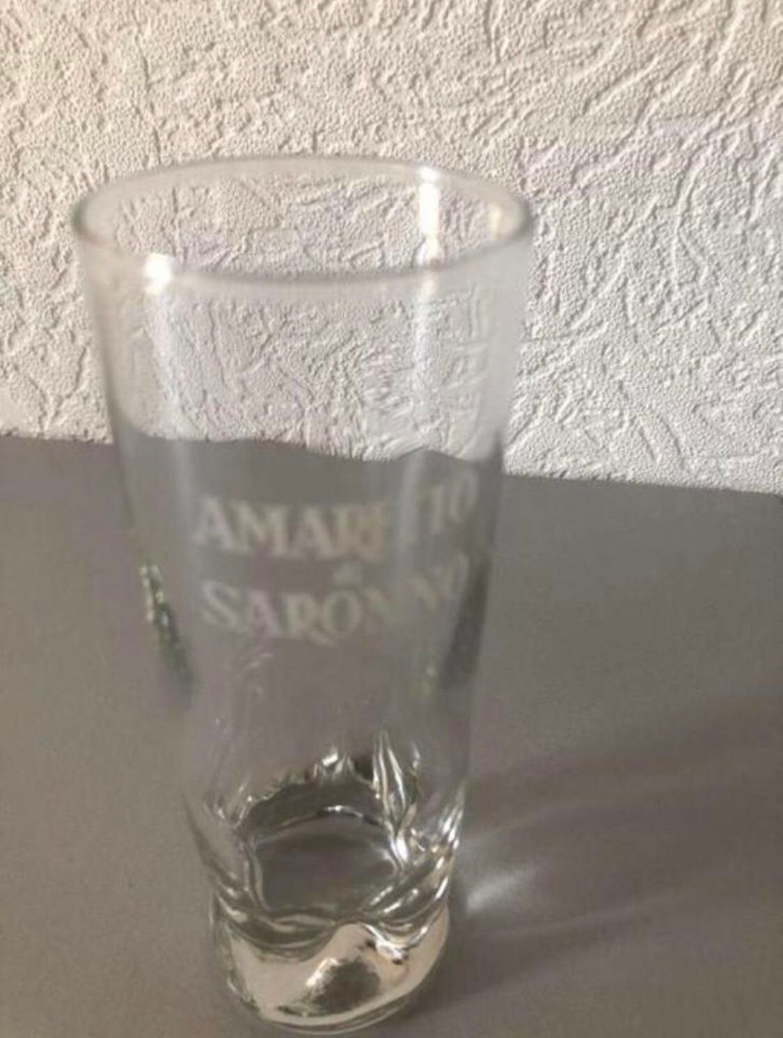 Vintage lange glas van Amaretto de saronno x 1, Ophalen of Verzenden, Zo goed als nieuw, Overige typen