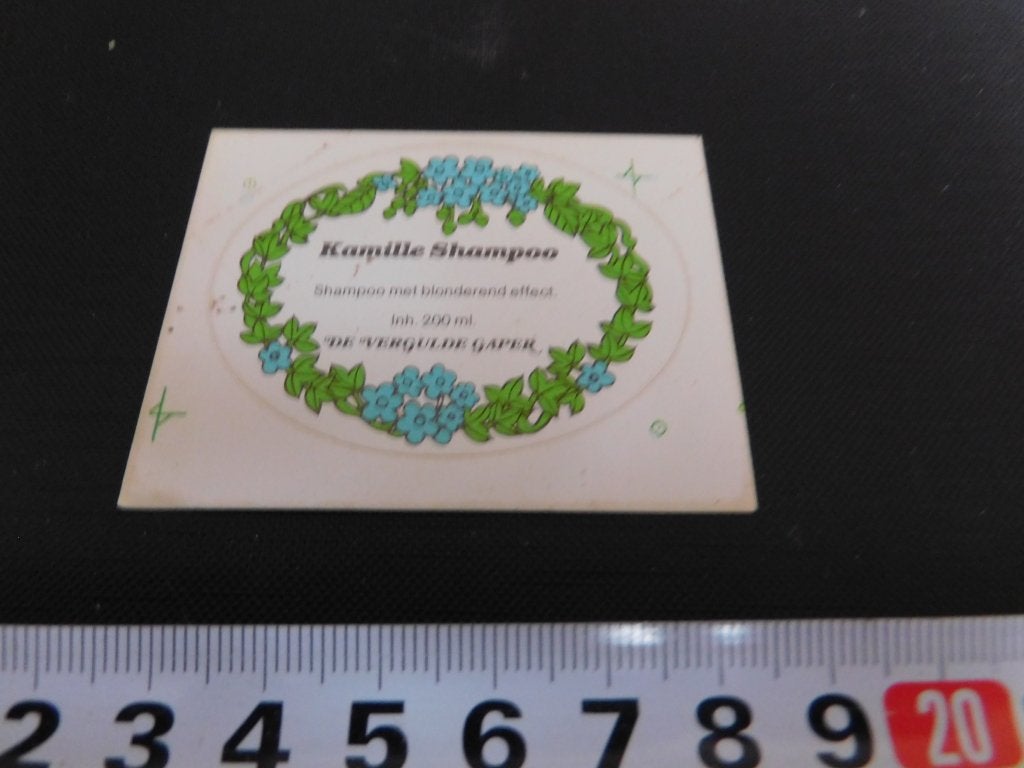 sticker de vergulde gaper kamille shampoo, Ophalen, Zo goed als nieuw
