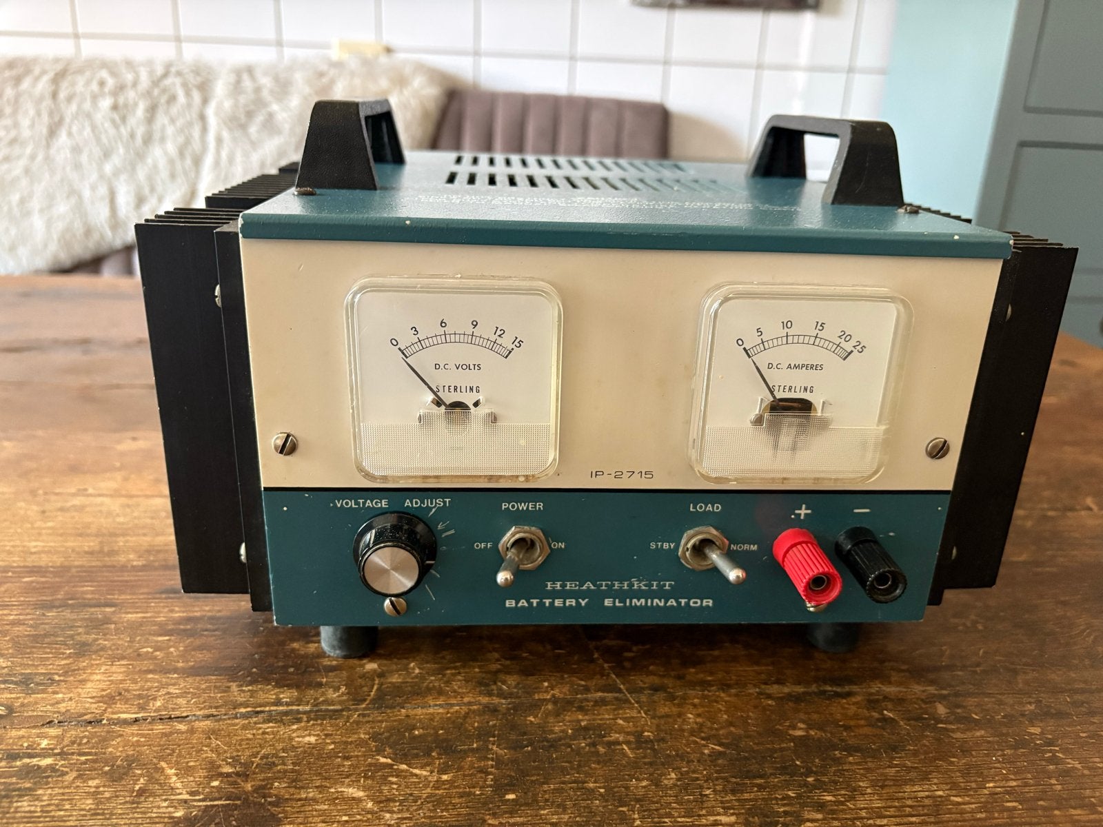 Heathkit IP-2715 Batterij Eliminator / Voeding, Ophalen, Gebruikt