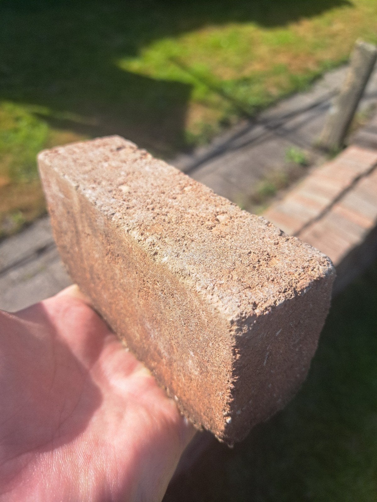24 m2 Betonklinkers Rijnformaat 15x5x7 cm, Ophalen, Gebruikt, Klinkers, 10 m² of meer