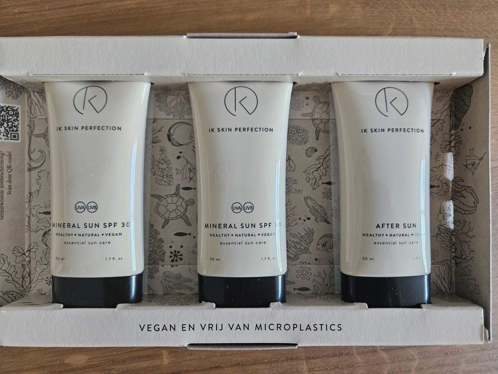 Zonnebrand SPF30/50 + aftersun 50ml van 'IK Skin Perfection', Ophalen of Verzenden, Nieuw, Zonnebrand of After Sun