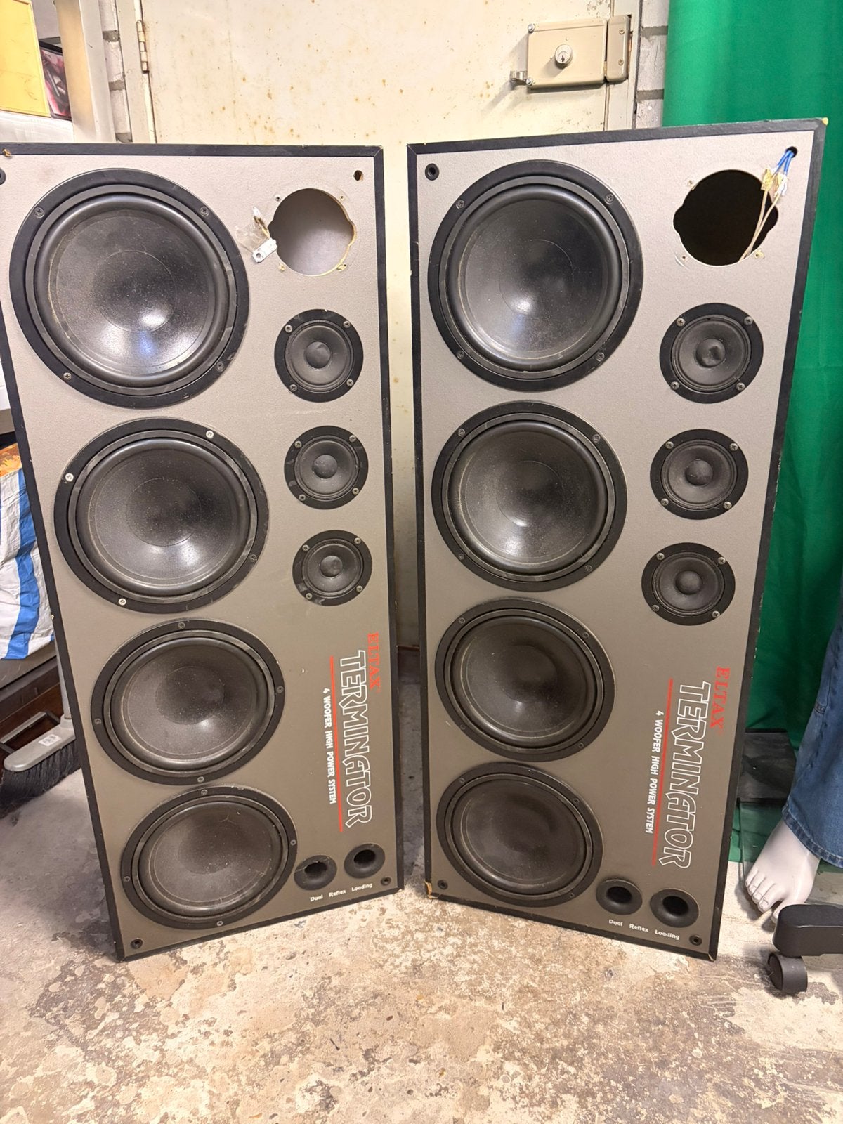 Eltax Terminator II Vloerspeakers (Set)180W RMS / 400W Max, Audio, Tv en Foto, Luidsprekers, Gebruikt, 120 tot 150 watt, Speakerset