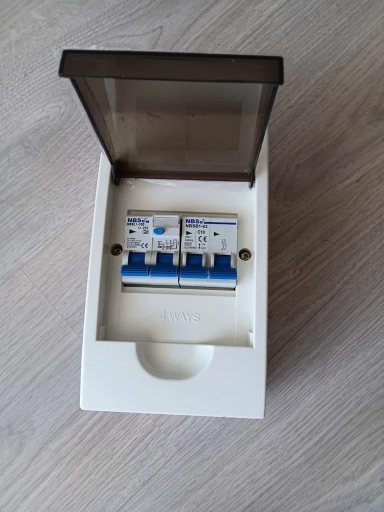 Zekeringkast met aardlekschakelaar, Caravans en Kamperen, Ophalen of Verzenden, Nieuw