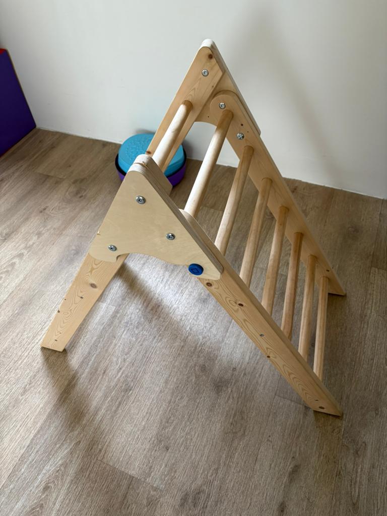 Klimdriehoek / klim driehoek hout, Kinderen en Baby's, Speelgoed | Houten speelgoed, Ophalen, Gebruikt, Overige typen