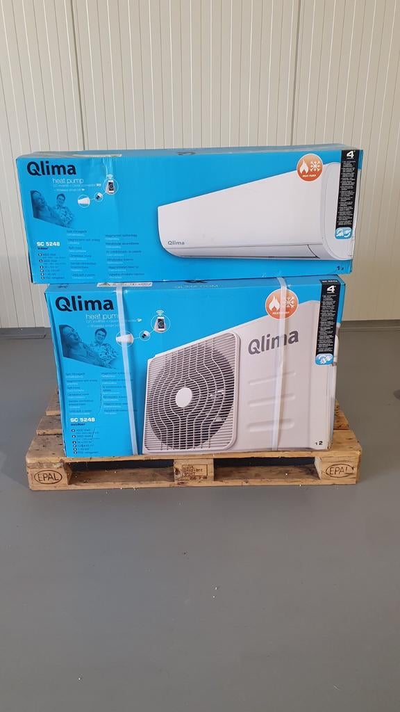 Qlima SC 5248 split airco 3.8 kw koelen verwarmen, Witgoed en Apparatuur, Airco's, Ophalen, Koelen en Ontvochtigen, Nieuw, 3 snelheden of meer