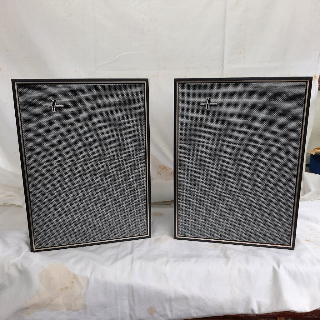 Vintage HiFi Speakers, Gebruikt, Minder dan 60 watt, Front, Rear of Stereo speakers, Ophalen
