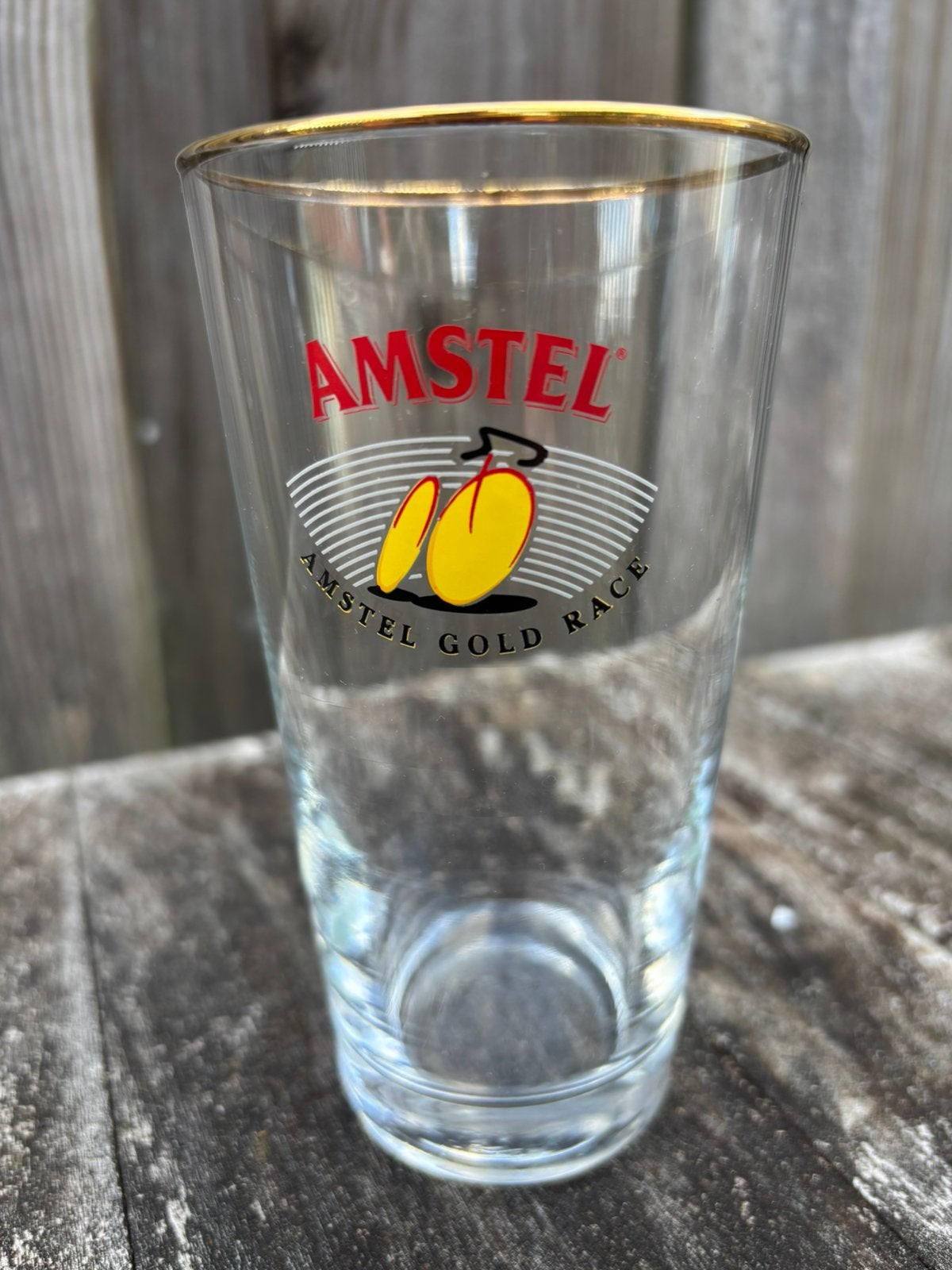 Amstel Gold Race bierglas wielerklassieker jaren '90., Verzamelen, Verzenden, Amstel
